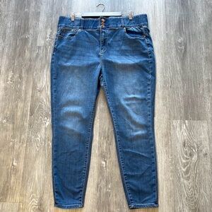 Arula | Women's High-Rise Skinny Jeans Medium Wash Sienna Stretch | Size 20